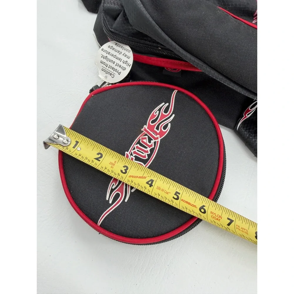 Fuel Backpack Large Black Red Dragon Graphic Y2K Gothic School Bag & Pouch New